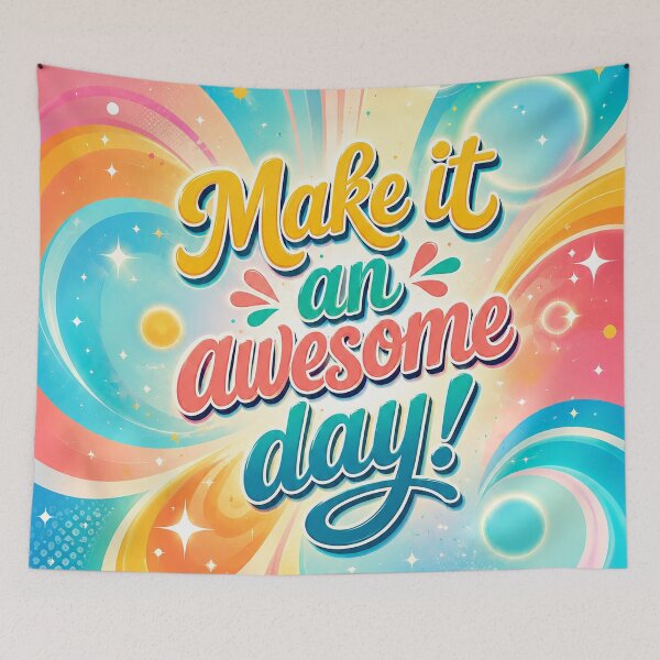 Item preview, Radiant Awesome Day Swirl designed and sold by BlissBlvdShop.