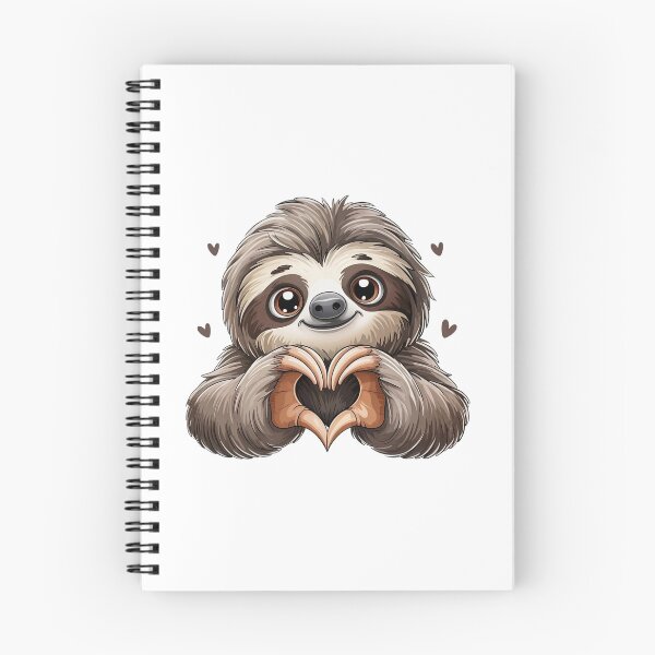 Item preview, Perezoso de dibujos animados haciendo un corazón designed and sold by jkrphoto.