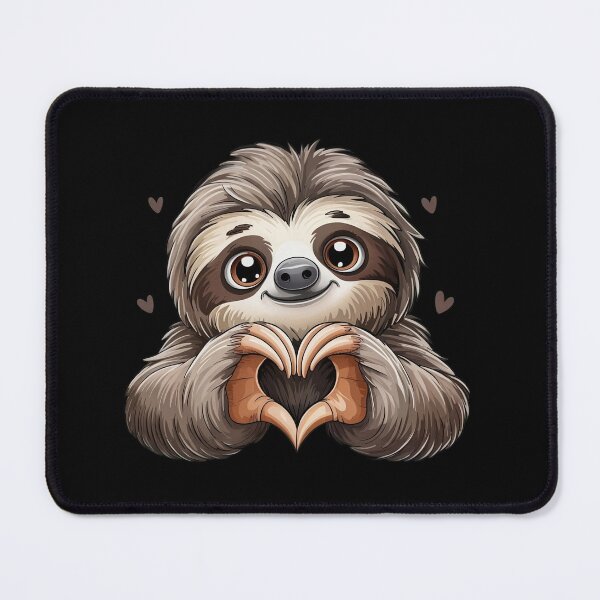 Item preview, Cartoon Sloth Making Heart designed and sold by jkrphoto.