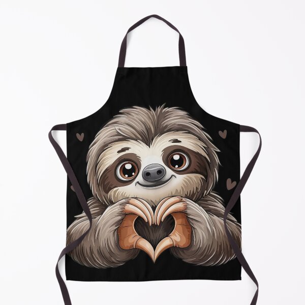 Item preview, Cartoon Sloth Making Heart designed and sold by jkrphoto.