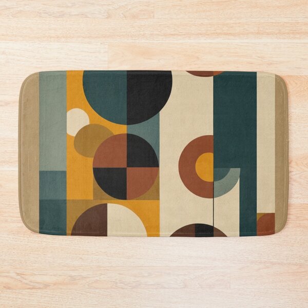 Item preview, Mural Art Stripe Circles Luxury Design designed and sold by EnmarcArt.