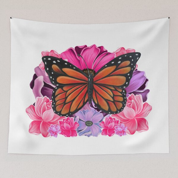 Item preview, Blooming Wings: Floral Butterfly Fantasy designed and sold by ArtflyStudio.