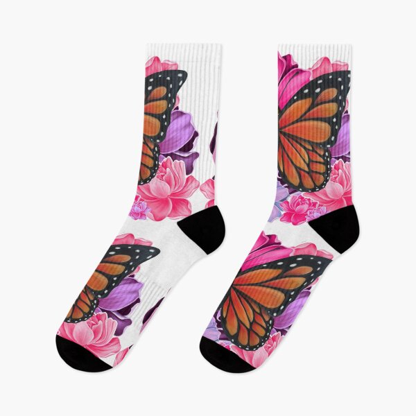 Item preview, Blooming Wings: Floral Butterfly Fantasy designed and sold by ArtflyStudio.