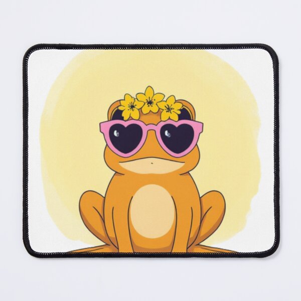 Item preview, Hippie Frog Heart Sunglasses Summer Festival designed and sold by LstpStudio-Art.