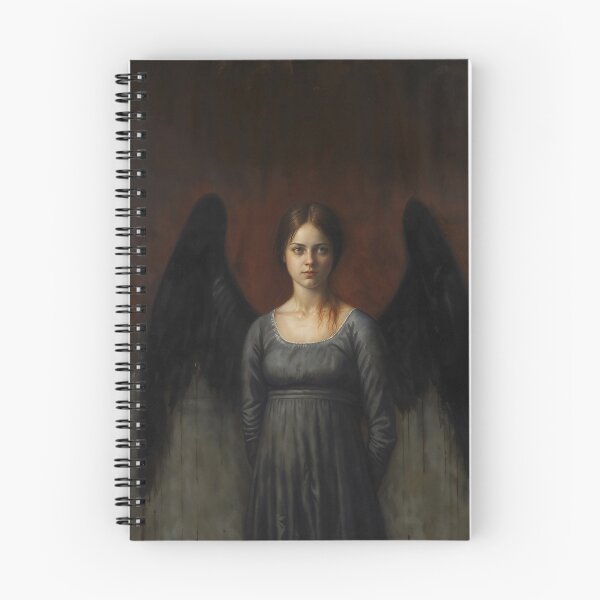 Item preview, Gothic Black Angel Wings Dark Fantasy Graphic Art designed and sold by DarkHolyQueen.