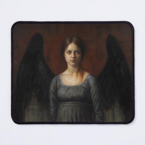 Item preview, Gothic Black Angel Wings Dark Fantasy Graphic Art designed and sold by DarkHolyQueen.