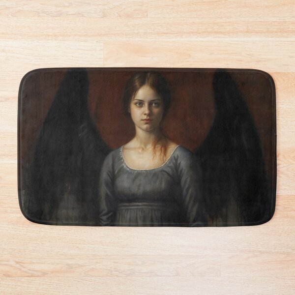 Item preview, Gothic Black Angel Wings Dark Fantasy Graphic Art designed and sold by DarkHolyQueen.
