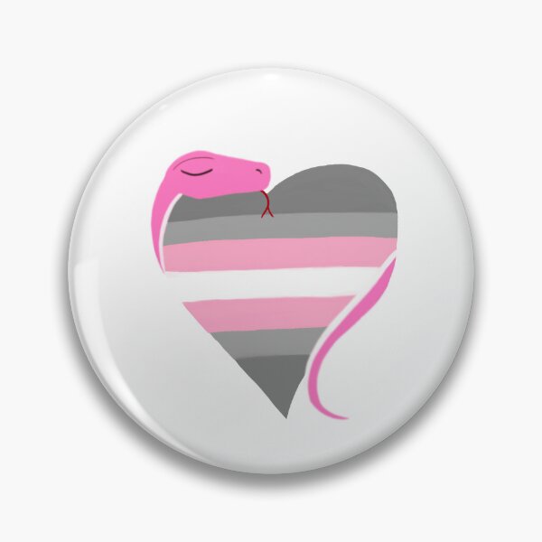 Item preview, Snake Hugs: Demigirl Flag  designed and sold by gaydragongeek.