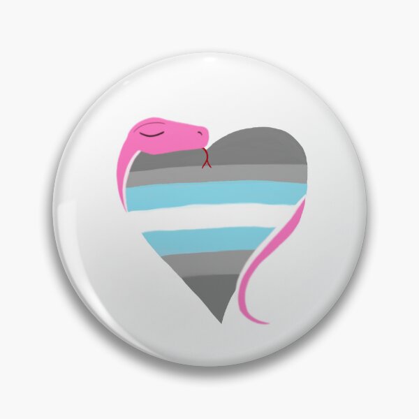 Item preview, Snake Hugs: Demiboy Flag  designed and sold by gaydragongeek.