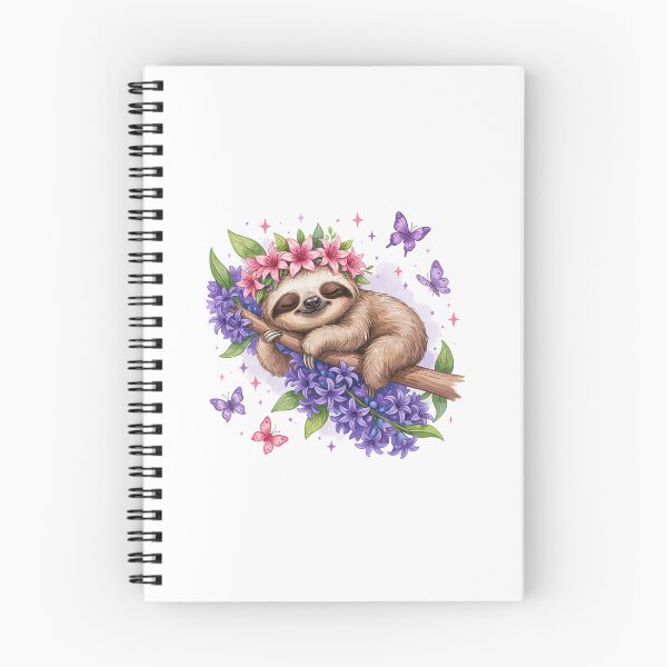 Item preview, Sloth Resting Amidst Butterflies designed and sold by jkrphoto.