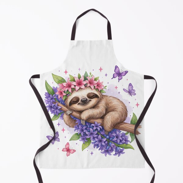 Item preview, Sloth Resting Amidst Butterflies designed and sold by jkrphoto.