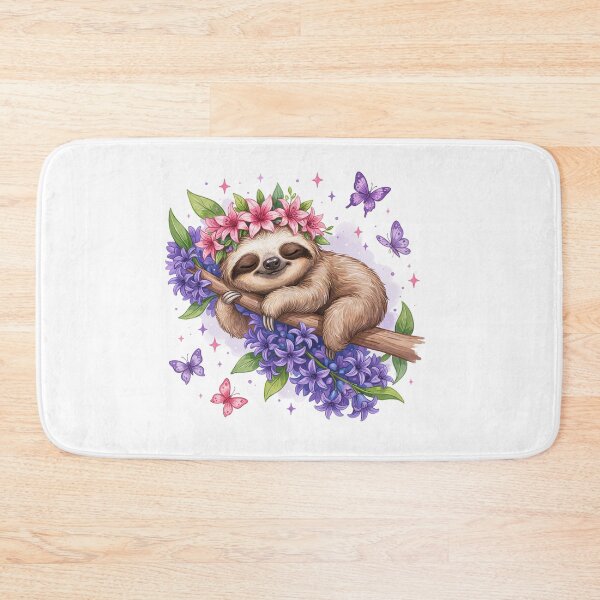Item preview, Sloth Resting Amidst Butterflies designed and sold by jkrphoto.