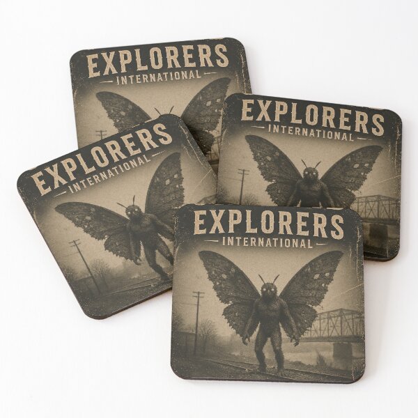 Aperçu de l'œuvre Explorateurs de cryptides internationaux - Mothman créée et vendue par MetusArt.