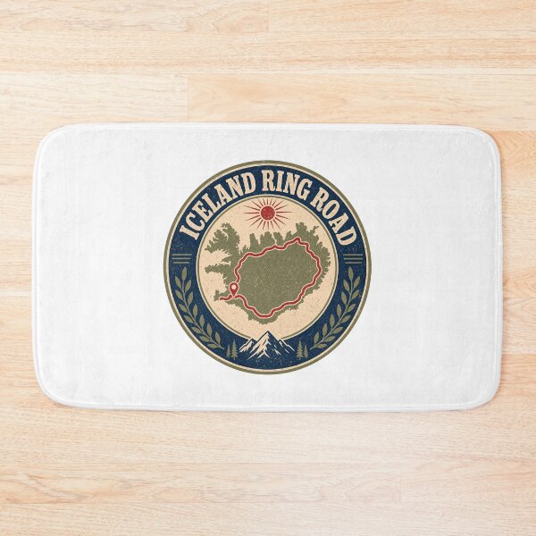 Item preview, Iceland Ring Road route map designed and sold by pirminio.