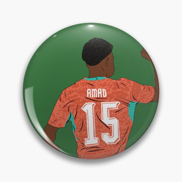 Item preview, Amad Diallo Ivory Coast Minimalist  designed and sold by Hevding.