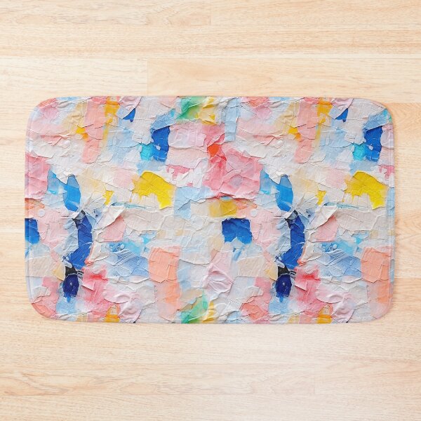 Item preview, Pastel Plastic Flakes White Ground Seamless Photo Texture designed and sold by DigitaICraft.
