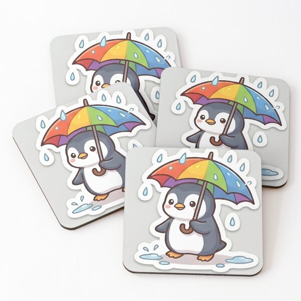 Item preview, rain pingu like as good and happy designed and sold by benzolaronzo.