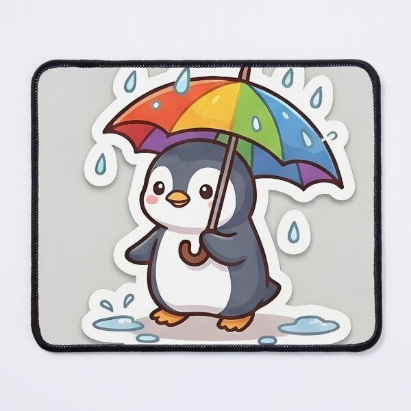 Item preview, rain pingu like as good and happy designed and sold by benzolaronzo.