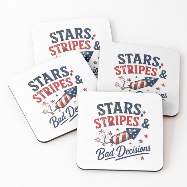 Item preview, Stars, Stripes & Bad decisions- patriotic design designed and sold by RahRahsCreation.