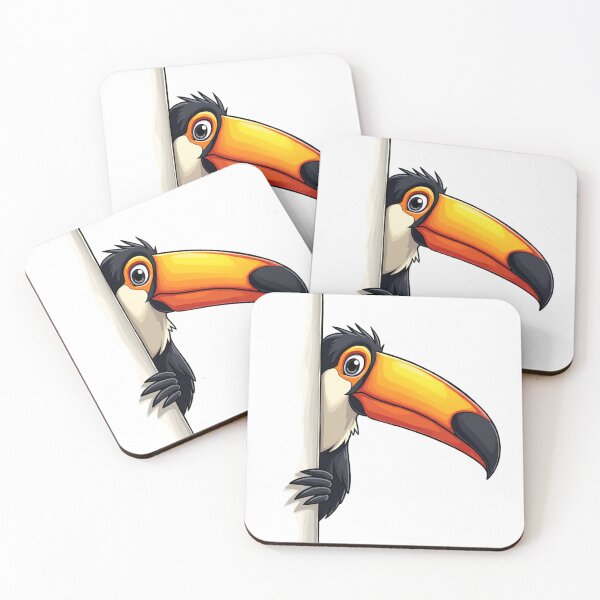 Item preview, Cute Peeking Toucan designed and sold by MKDSN.