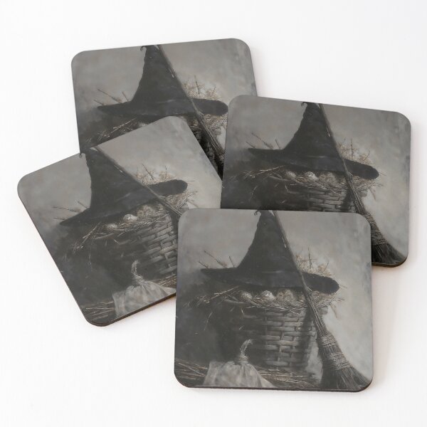 Item preview, Witch Hat Broomstick Gothic Aesthetic Graphic Art designed and sold by DarkHolyQueen.