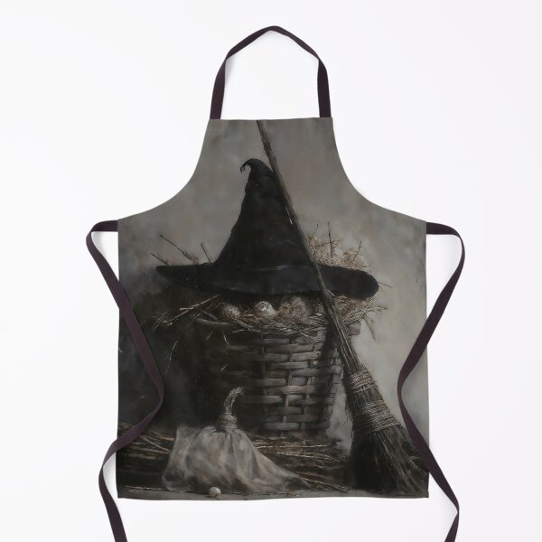 Item preview, Witch Hat Broomstick Gothic Aesthetic Graphic Art designed and sold by DarkHolyQueen.
