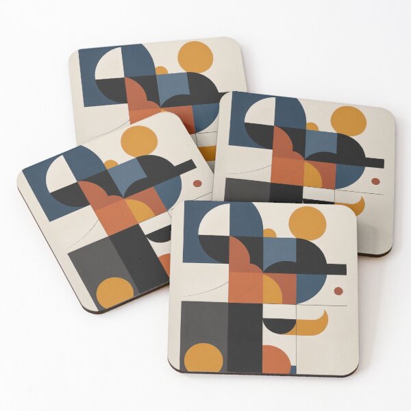 Item preview, Abstract Geometric Dynamic Modernist Painting designed and sold by EnmarcArt.