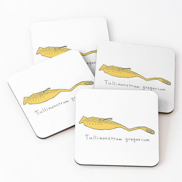 Item preview, Tully Monster (Tullimonstrum) Prehistoric Pixel Art designed and sold by Pixel Animal.