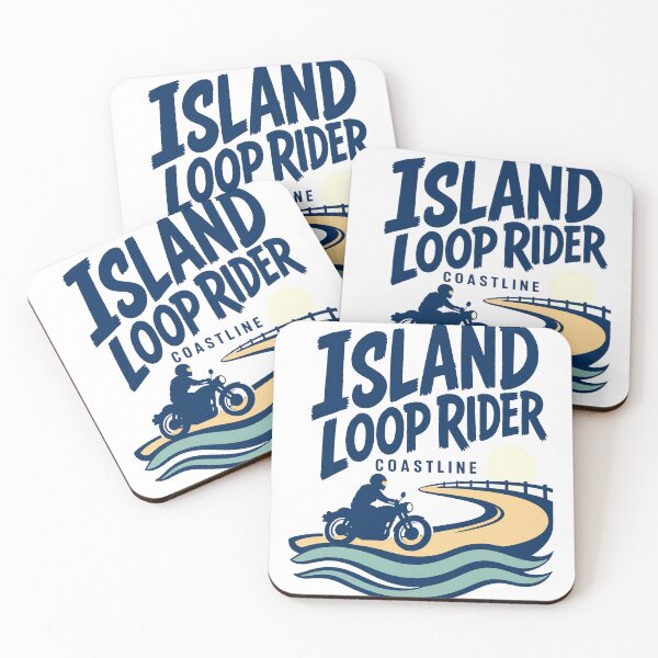 Item preview, Island Ring Road Coastal Loop designed and sold by pirminio.