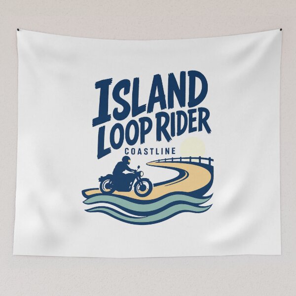 Item preview, Island Ring Road Coastal Loop designed and sold by pirminio.