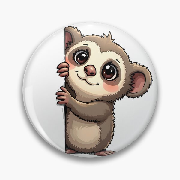 Item preview, Cute Peeking Slow Loris designed and sold by MKDSN.