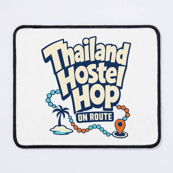 Artikelvorschau, Thailand Hostel Route Backpacking entworfen und verkauft von pirminio.