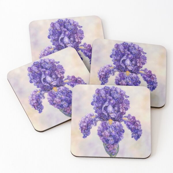 Item preview, Many Iris Blossoms Forming a Single Iris Bloom designed and sold by Maria Dryfhout.