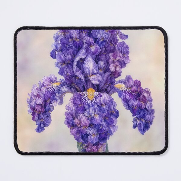 Item preview, Many Iris Blossoms Forming a Single Iris Bloom designed and sold by Maria Dryfhout.