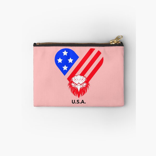 Item preview, USA Independence Day Heart Flag designed and sold by ZenfiniteDesign.