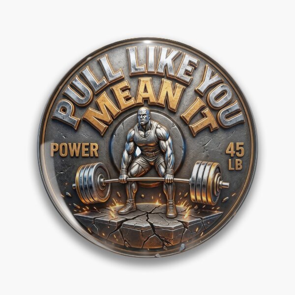 Item preview, Aggressive "Pull Like You Mean It" Deadlift Gear! designed and sold by pradeepvisuals.