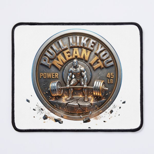 Item preview, Aggressive "Pull Like You Mean It" Deadlift Gear! designed and sold by pradeepvisuals.