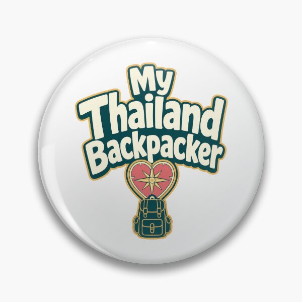 Item preview, Thailand Backpacker Couple Gift designed and sold by pirminio.