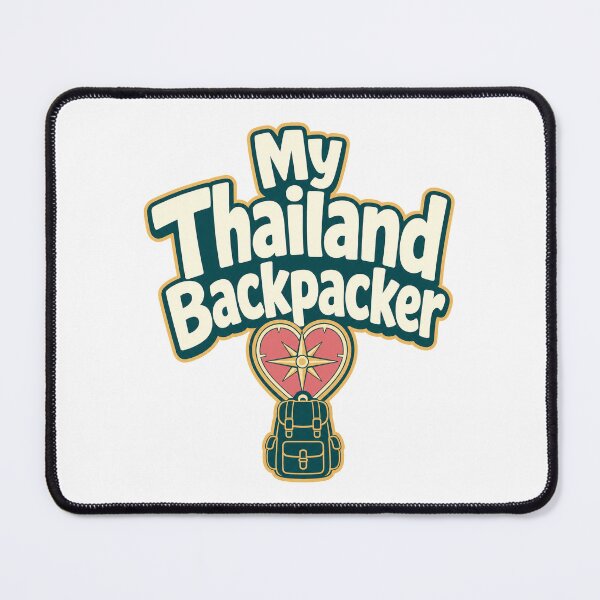 Item preview, Thailand Backpacker Couple Gift designed and sold by pirminio.