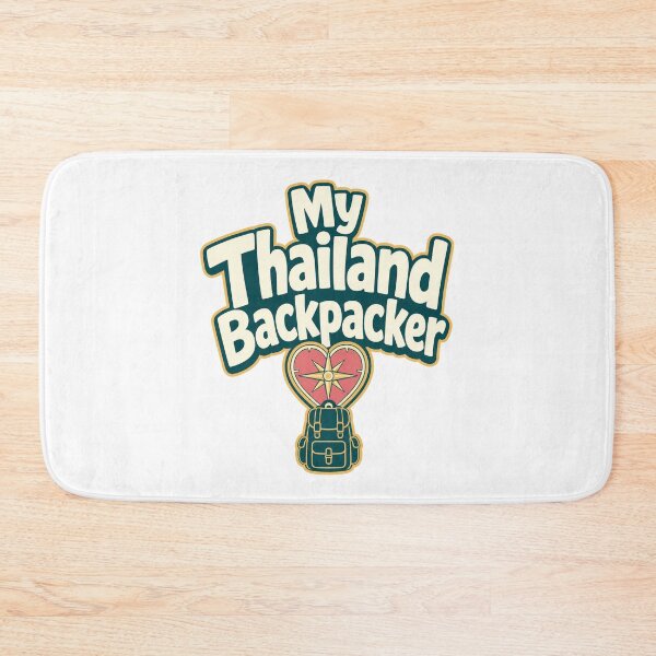 Item preview, Thailand Backpacker Couple Gift designed and sold by pirminio.