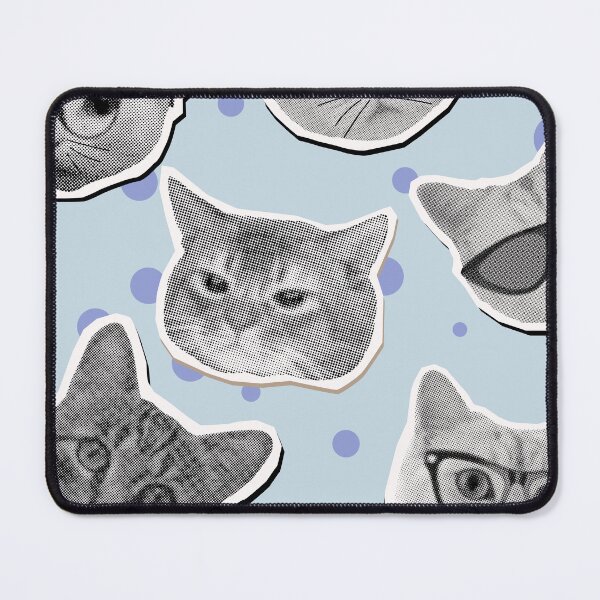 Item preview, Quirky Hipster Cats Retro Pop Art Collage designed and sold by TwilightDrafts.