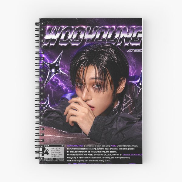 Item preview, WOOYOUNG ATEEZ KPOP designed and sold by SilkPajamas.