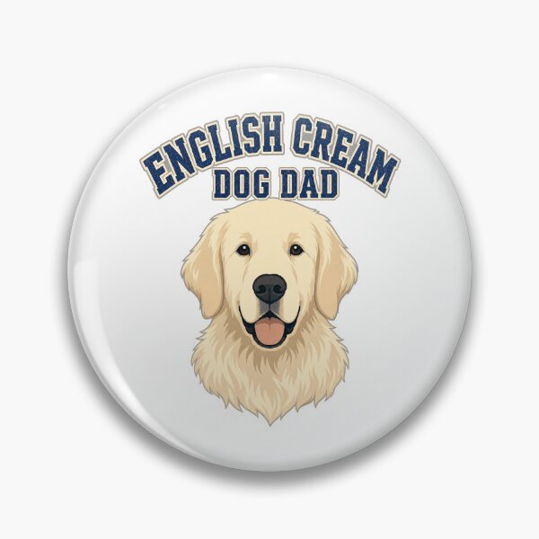 Artikelvorschau, English Cream Golden Retriever Dog Dad entworfen und verkauft von pirminio.