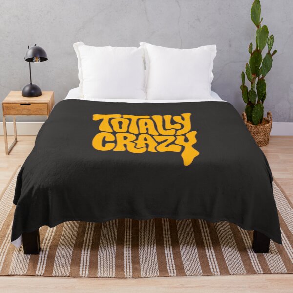 Item preview, Totally Crazy - Wavy Melting Retro 70s Typography designed and sold by alishairjanjua.
