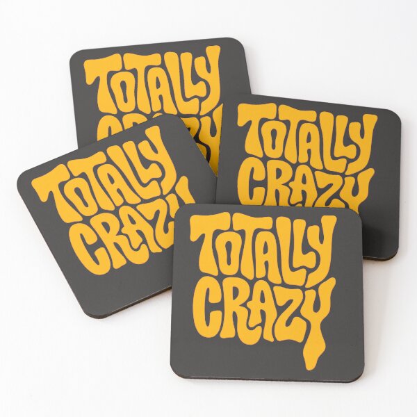Item preview, Totally Crazy - Wavy Melting Retro 70s Typography designed and sold by alizvisions.