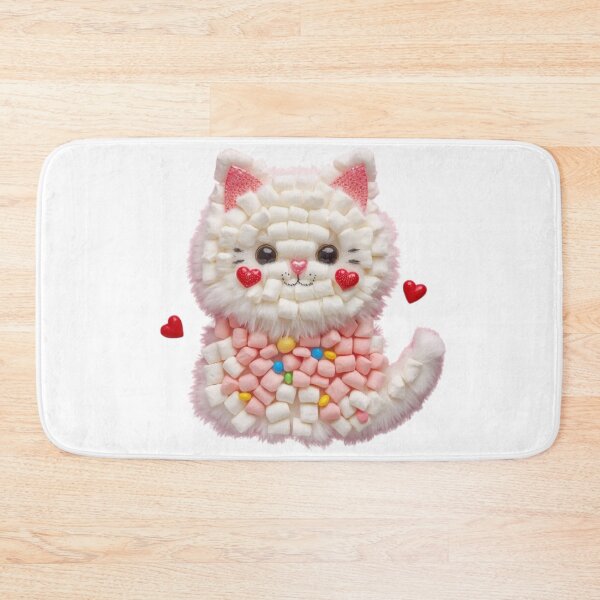 Item preview, Marshmallow Cat Kawaii Sticker designed and sold by Stylestickers55.