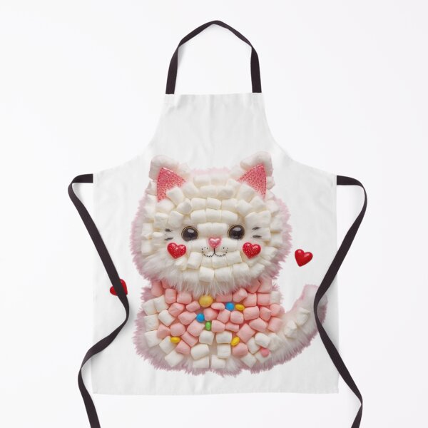 Item preview, Marshmallow Cat Kawaii Sticker designed and sold by Stylestickers55.