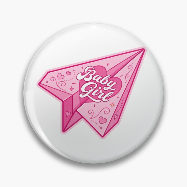 Item preview, Baby Girl Paper Airplane Kawaii Sticker | Cute Pink Origami Plane designed and sold by M.Store.