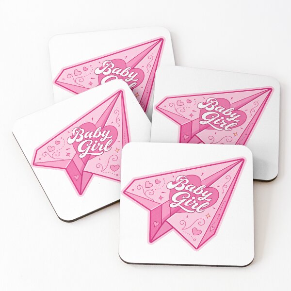 Item preview, Baby Girl Paper Airplane Kawaii Sticker | Cute Pink Origami Plane designed and sold by M.Store.