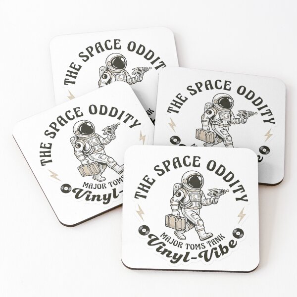 Item preview, Astronaut Voyager Classic Space Rock Emblem designed and sold by Vinyl-Vibe.